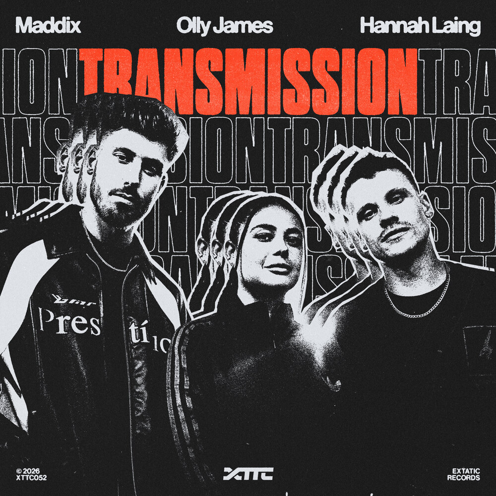 Maddix, Olly James & Hannah Laing — Transmission cover art